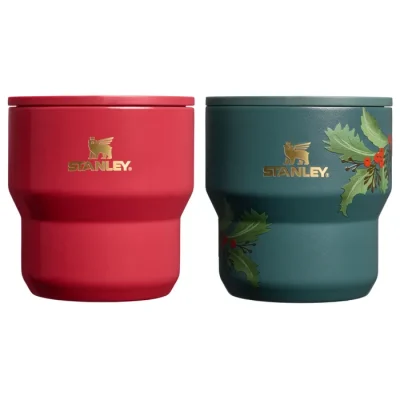 The Cheers & Cheer Stay-Hot Stacking Cup 2-Piece Set | 10 OZ