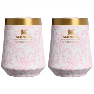 Stanley 1913 x LoveShackFancy Holiday The Reserve Wine Tumbler Set | 11 OZ (2-pack)