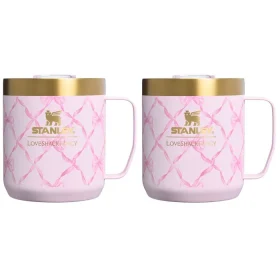 Stanley 1913 x LoveShackFancy Holiday Everyday Camp Mug Set | 12 OZ