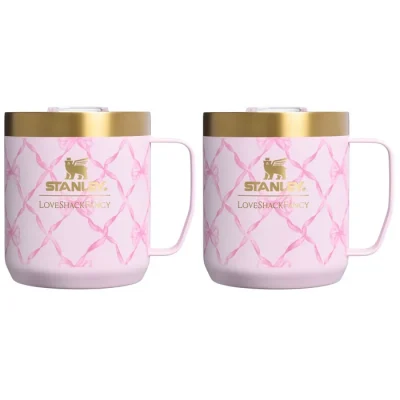 Stanley 1913 x LoveShackFancy Holiday Everyday Camp Mug Set | 12 OZ